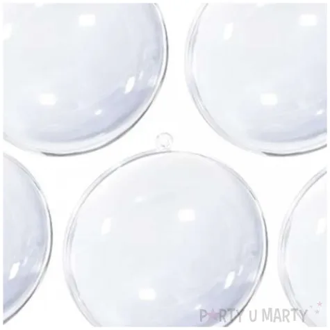 bombki do dekorowania kule akrylowe aliga 6 cm 5 szt