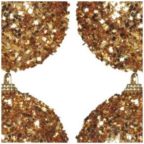 bombki frost plastikowe zlote guirca 6 cm 4 szt