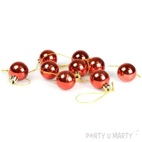 bombki mini czerowne arpex 9 szt