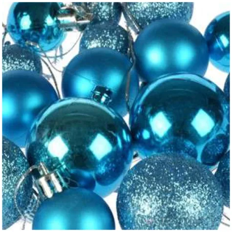 bombki mini mix turkusowe arpex komplet 20 szt