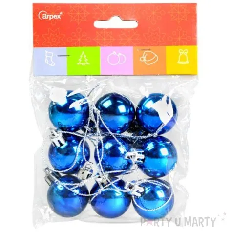 bombki mini turkusowe arpex 9 szt