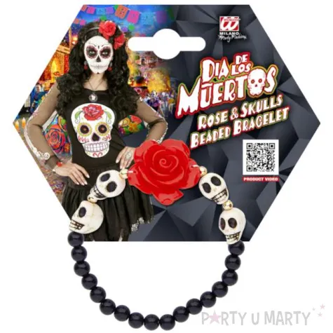 bransoletka czaszki meksykanskie widmann