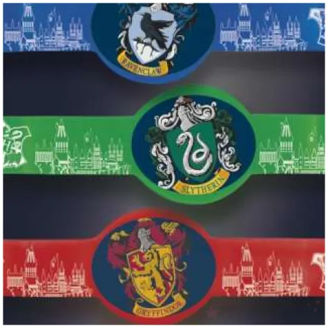 bransoletka harry potter silikon unique 4 szt