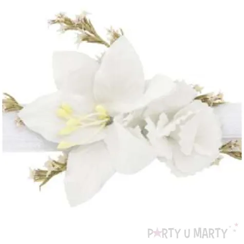 bransoletka korsaz bialy partydeco