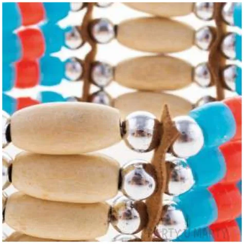 bransoletka party indianka rdzenna funny fashion