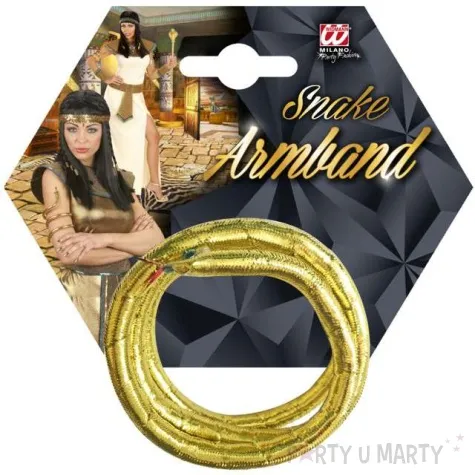 bransoletka party snake god widmann zlota