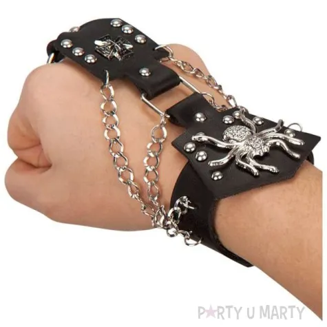 bransoletka punk rock czarna carnival toys