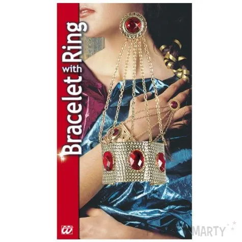 bransoletka zlota z pierscieniem widmann