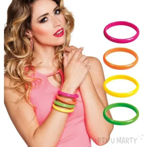 bransoletki neonowe techno boland mix 4 szt