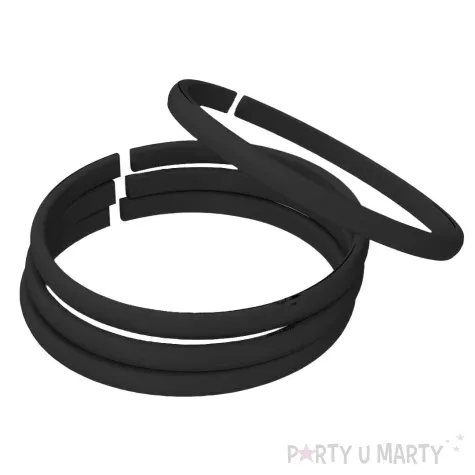 bransoletki punk rock czarny 4 szt
