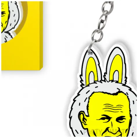 breloczek lapapa jak bubu papiez 2137 kolor bialy