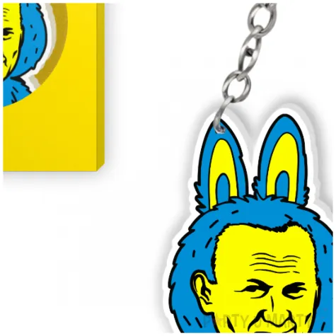 breloczek lapapa jak bubu papiez 2137 kolor niebieski