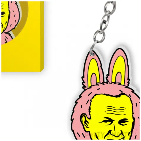 breloczek lapapa jak bubu papiez 2137 kolor rozowy jasny pastelowy