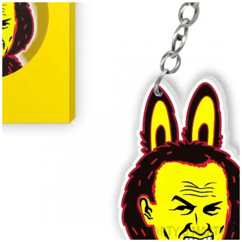 breloczek lapapa jak bubu papiez 2137 okrutnik kolor czarno czerwony