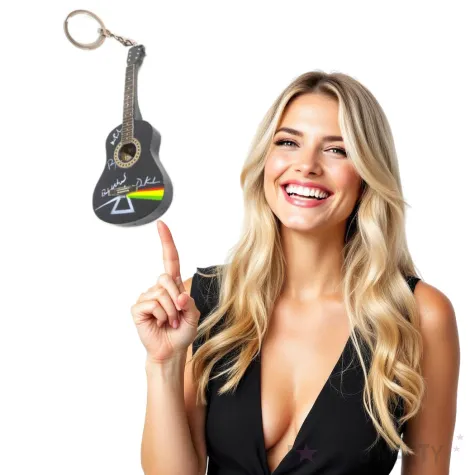 brelok czarna gitara special kemis