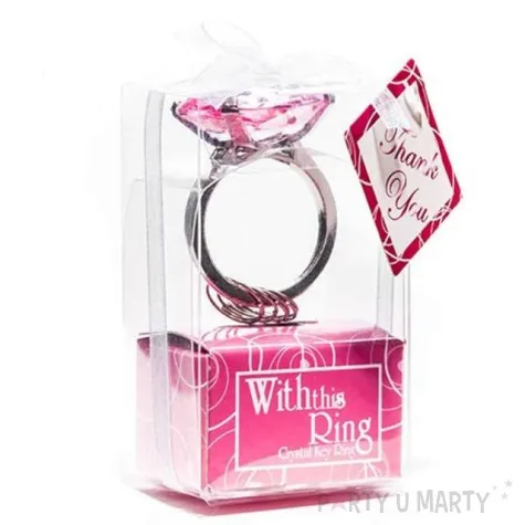 brelok diamentowe serce rozowy gadgetmaster