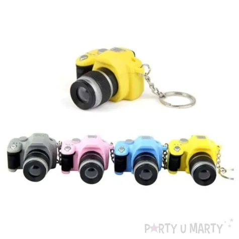 brelok do kluczy aparat foto szary oem