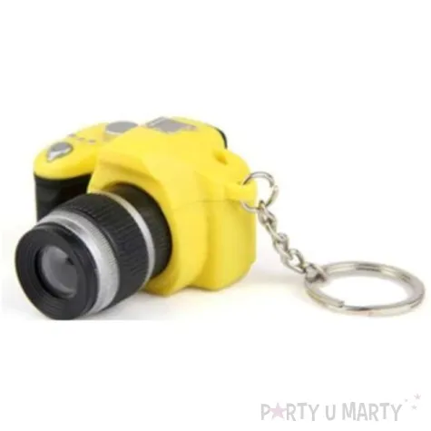 brelok do kluczy aparat foto zolty oem