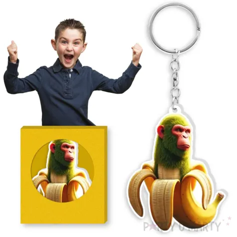 brelok drukowany chimpanzini bananini brainrot