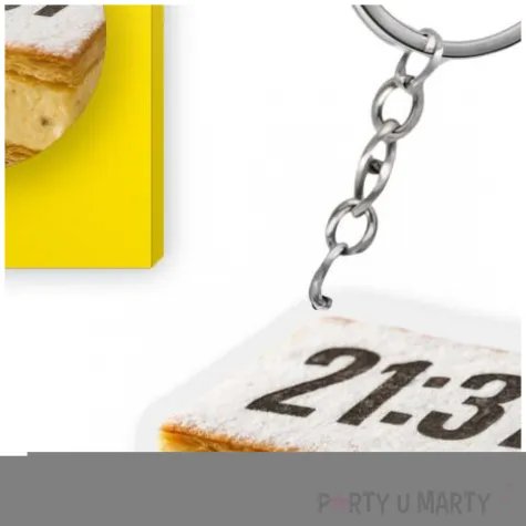 brelok drukowany lapapa kremowka 2137