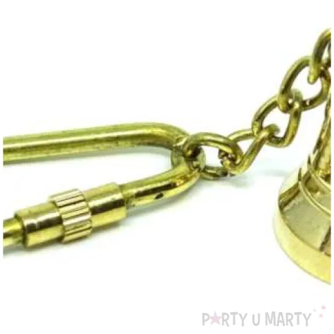 brelok dzwon z karabinczykiem kemis zloty