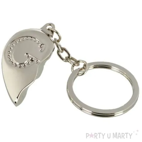 brelok polowka serca literka g ootb