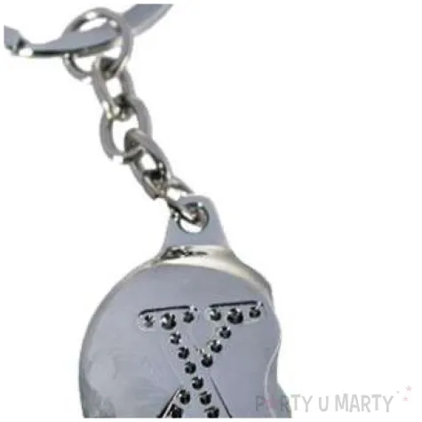 brelok polowka serca literka x ootb