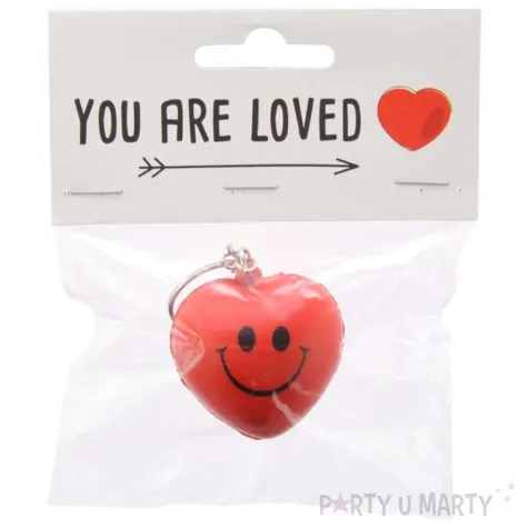 brelok serce gniotek antystresowy czerwony arpex