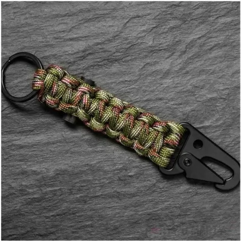 brelok survivalowy paracord army green gadgetmaster