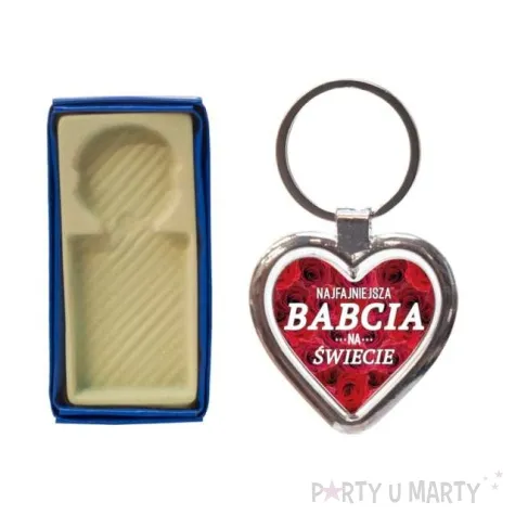 brelok zelowy najfajniejsza babcia giftmania