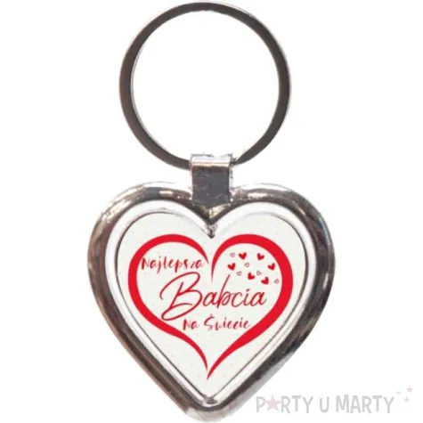 brelok zelowy najlepsza babcia na swiecie giftmania