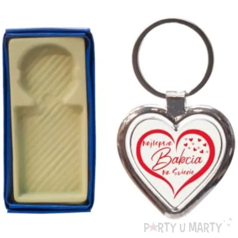 brelok zelowy najlepsza babcia na swiecie giftmania