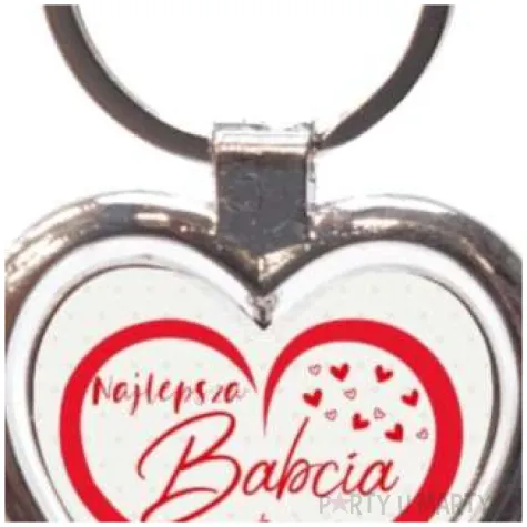 brelok zelowy najlepsza babcia na swiecie giftmania