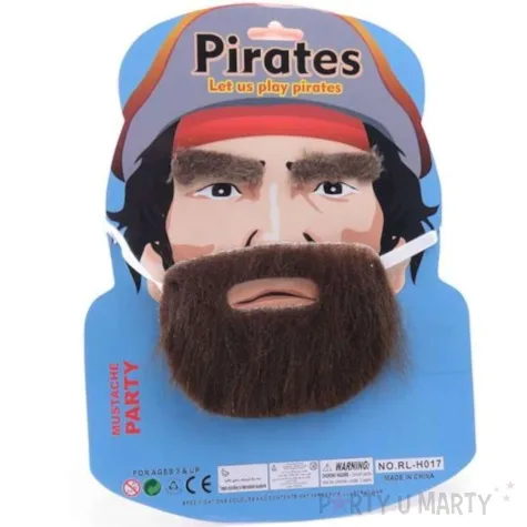 broda party pirat brazowy tropic