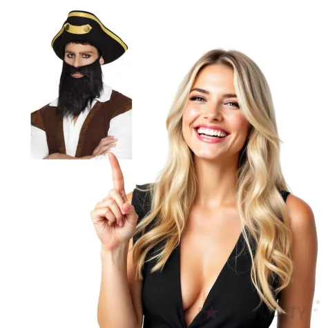 broda party pirat czarna boland