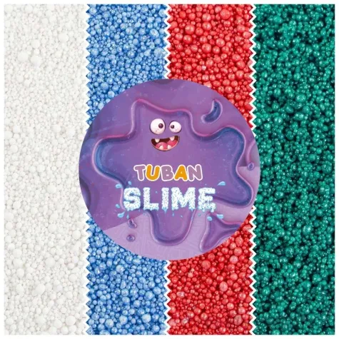 brokat mineralny kolorowa symfonia niebieski zielony bialy czerwony 12g tuban