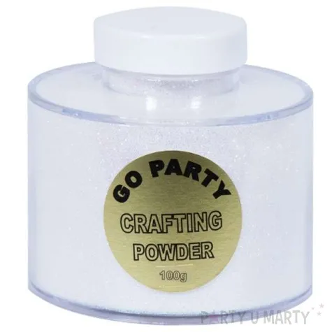 brokat sypki premium jar bialy opalizujacy qualatex 100 g