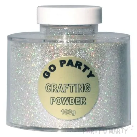 brokat sypki premium jar srebrny qualatex 100 g