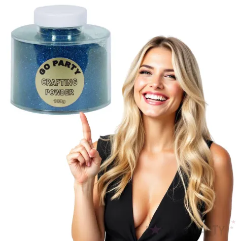 brokat sypki premium jar szafirowy niebieski qualatex 100 g