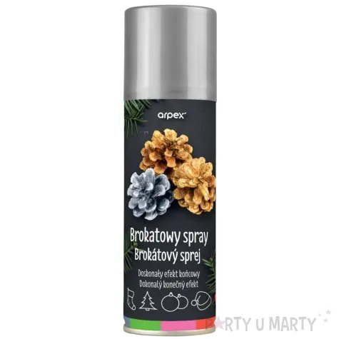 brokat w sprayu classic arpex srebrny 100 ml