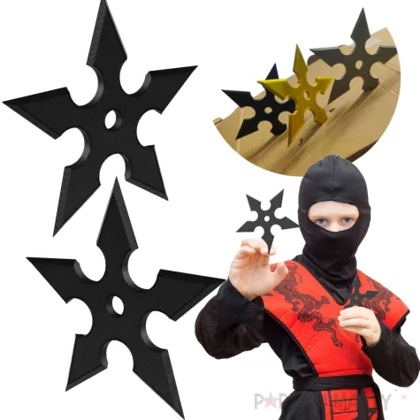 bron gwiazdki ninja shuriken czarny 2 szt