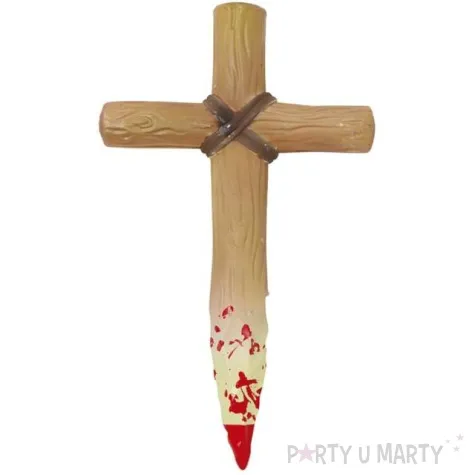 bron krzyz krwawy kolek na wampiry guirca 30 cm