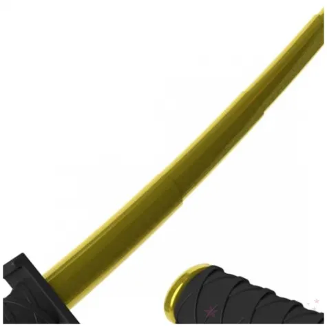 bron miecz skladany katana samuraja czarno zloty 75 cm