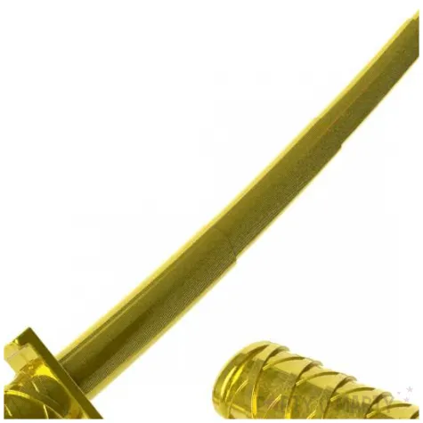 bron miecz skladany katana samuraja zloty 75 cm