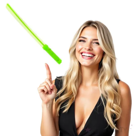 bron miecz swietlny led z dzwiekiem zielony godan 53 cm