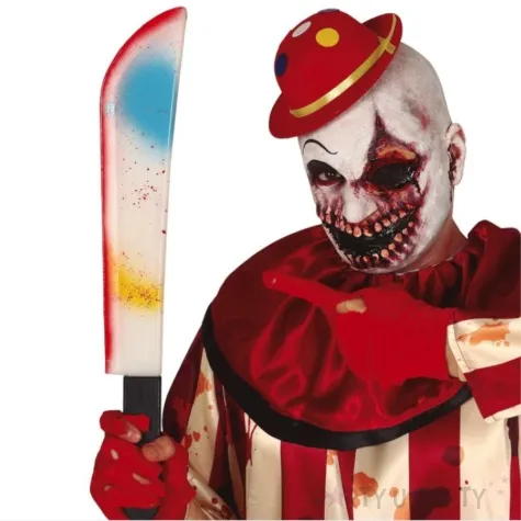 bron zakrawiona maczeta klauna mordercy guirca 54 cm