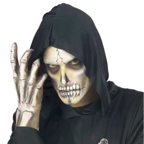 broszka szkielet dloni srebrna widmann