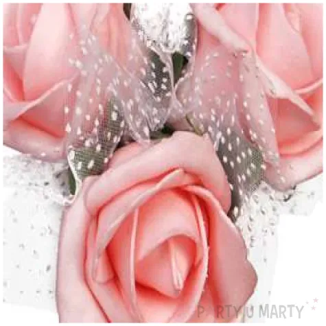 bukieciki na przyssawkach rozowe 4 szt