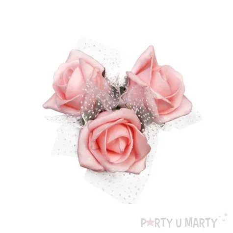 bukieciki na przyssawkach rozowe 4 szt