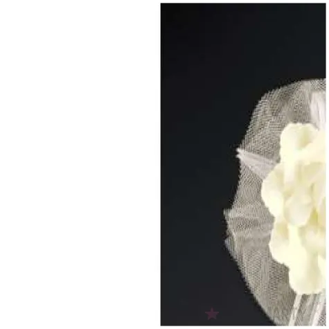 bukieciki z roza kremowe 14 cm 4 szt